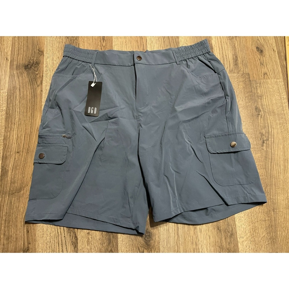 DGD Shorts, Men's Size 2XL, Blue, Cargo Shorts, Pockets